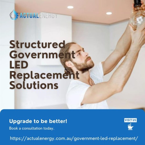 Upgrade to energy-efficient lighting with Actual Energy's Government LED Replacement solutions. Explore our advanced LED technologies for sustainable and cost-effective illumination at https://actualenergy.com.au/government-led-replacement/